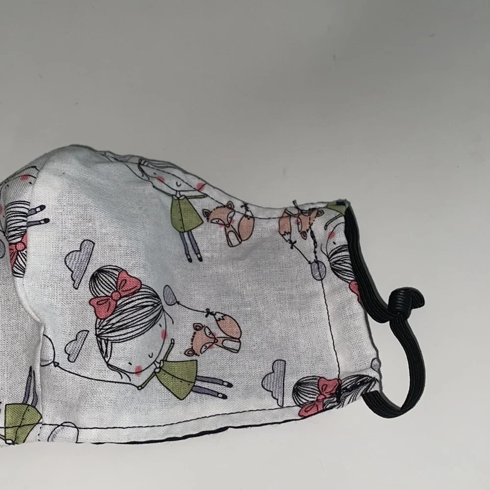 2 for $15 New adult size face mask w/ design
